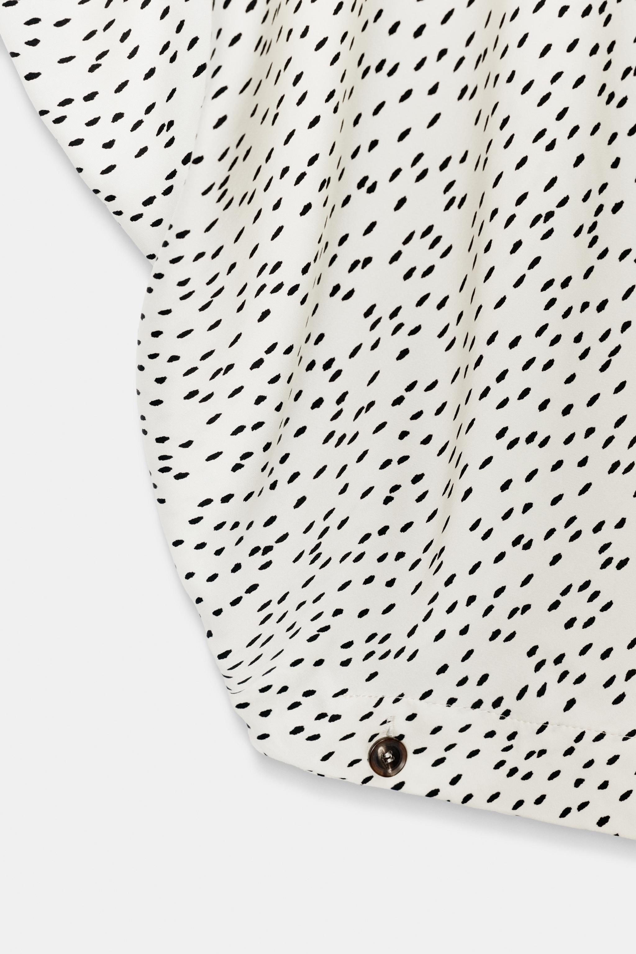 ZW COLLECTION DRAPED PRINTED PANTS